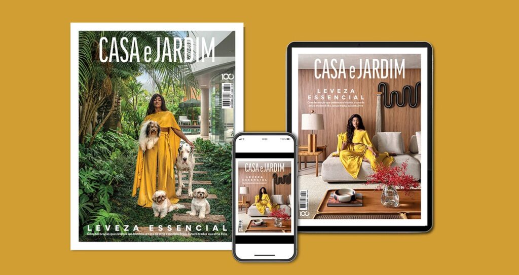 Casa e jardim revela o lar aconchegante de erika januza na edição de novembro