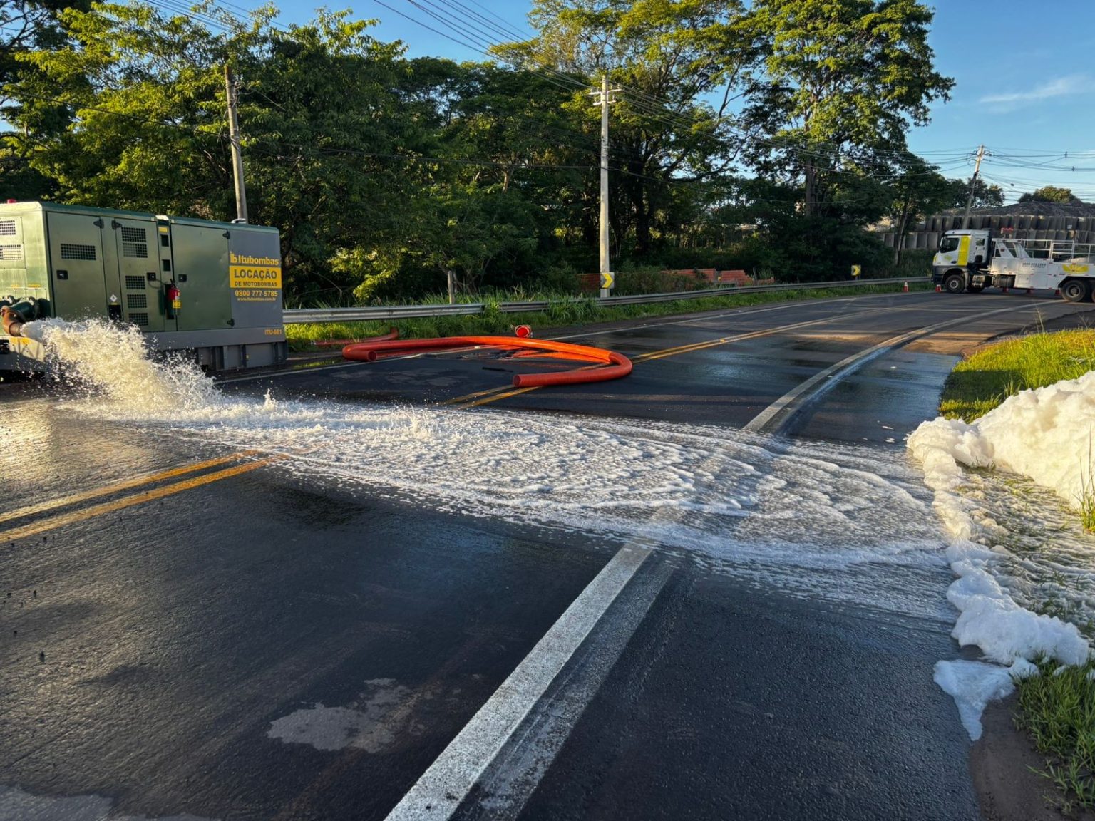 Rodovia SP-147 interditada em Piracicaba para drenagem após chuvas intensas; veja desvios