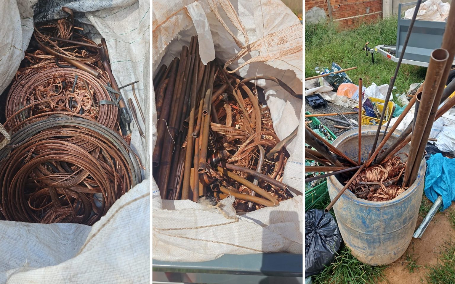 Operação Policial em Rio Preto Desarticula Receptação e Apreende Duas Toneladas de Cobre Ilícito