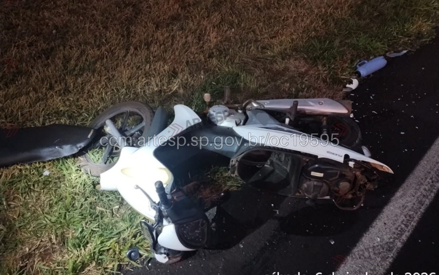 Motociclista Morre em Acidente Fatal na Rodovia Atílio Balbo, em Sertãozinho