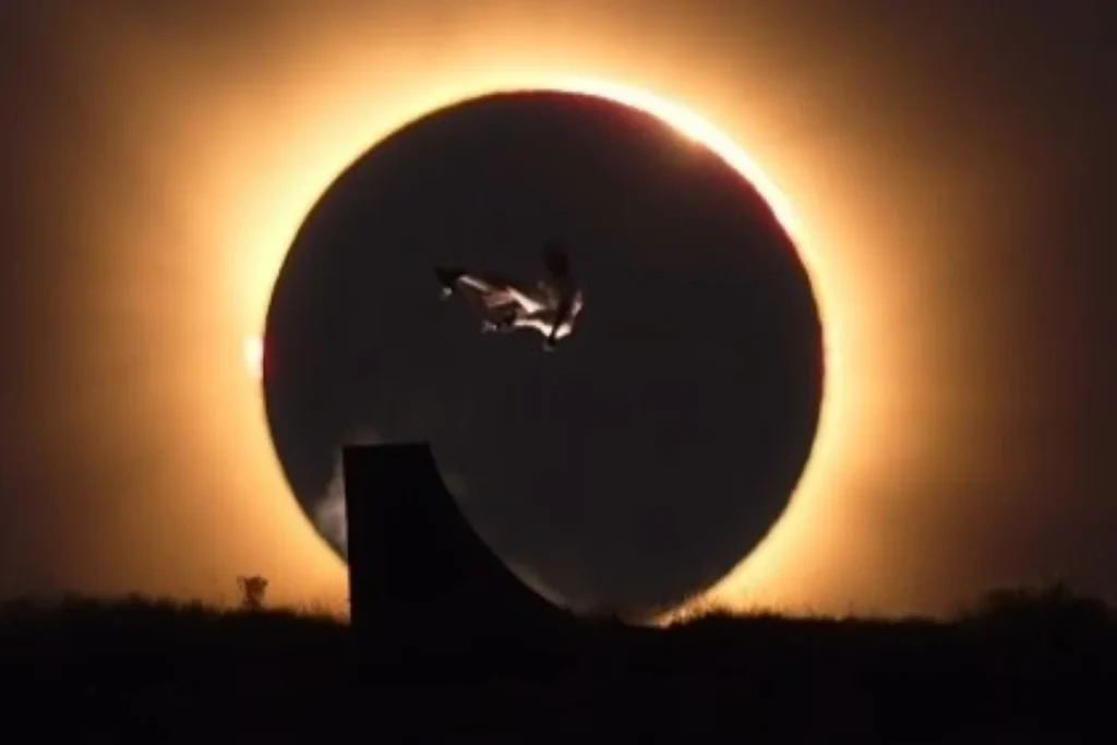 Danny León: O Salto Olímpico que Encontrou a Grandiosidade do Eclipse Solar